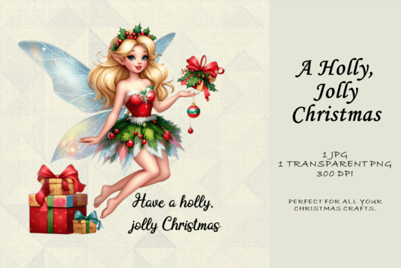 A Holly, Jolly Christmas Illustrations for Holiday Projects