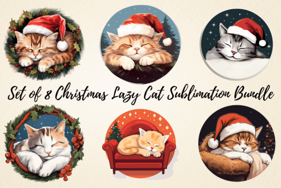 Christmas Lazy Cat Sublimation Bundle Review