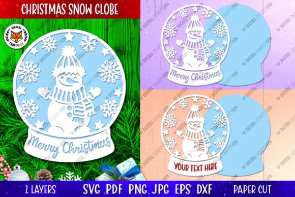 Christmas Snowman Snow Globe SVG Review for Illustrations