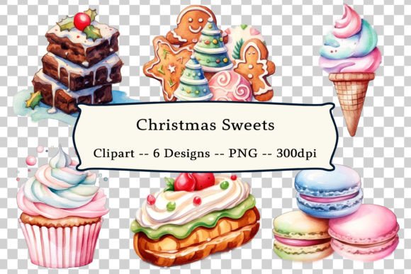 Christmas Sweets Clipart PNG: A Designer's Review of Festive Illustrations
