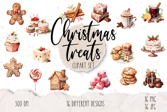 Christmas Treats Clipart Review for Real Embroidery