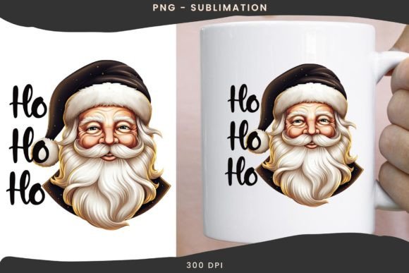 Ho Ho Ho PNG Sublimation for Christmas Illustrations