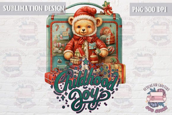 Retro Christmas PNG Sublimation Joy: Festive Illustrations for Makers