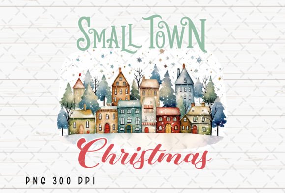 Small Town Hometown Merry Christmas PNG Review
