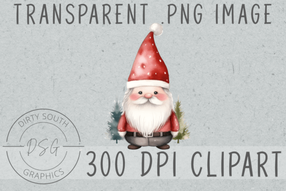 Watercolor Christmas Winter Gnome Review
